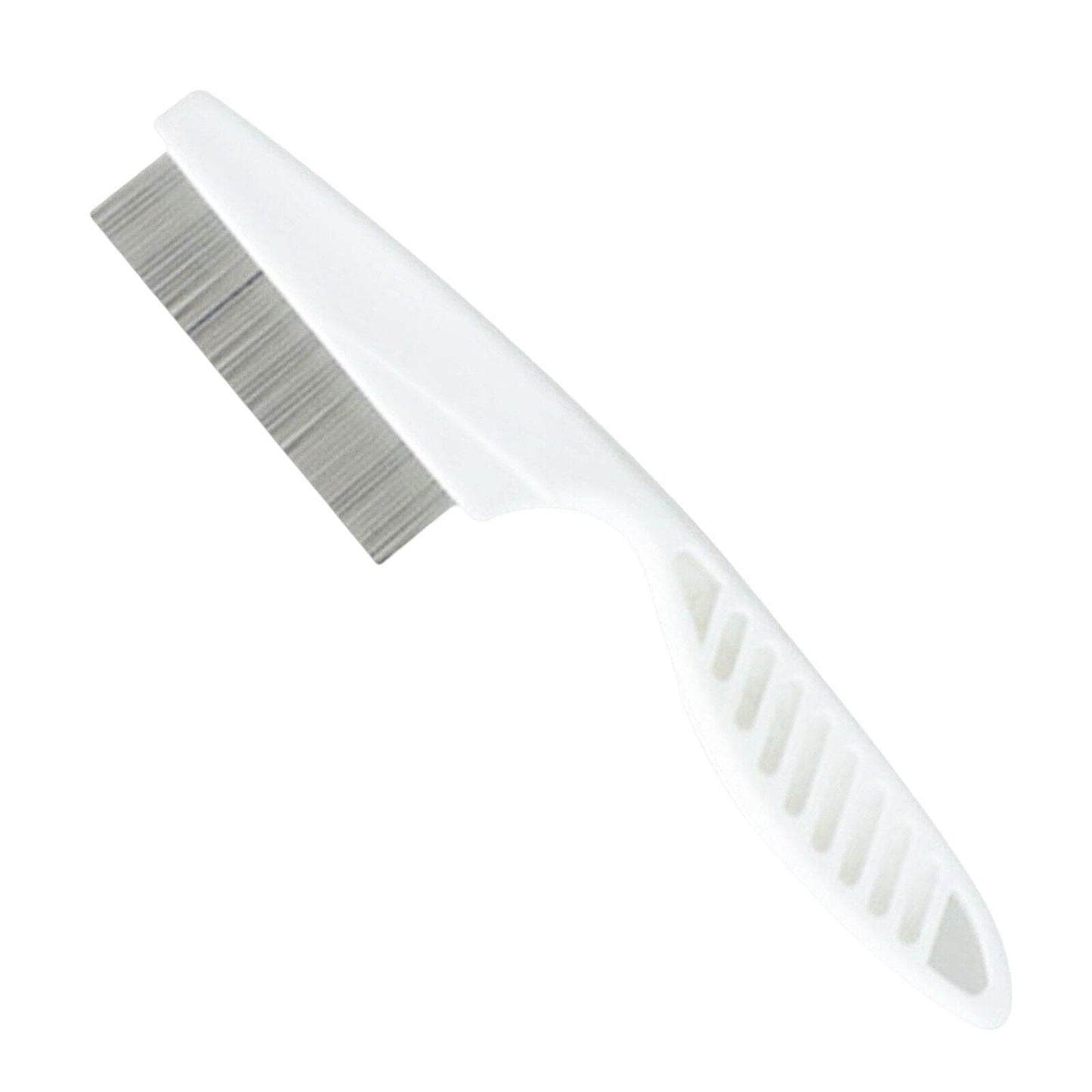 Stainless Steel Flea Comb for Cats and Dogs featuring fine teeth for gentle grooming and effective pest control. 0