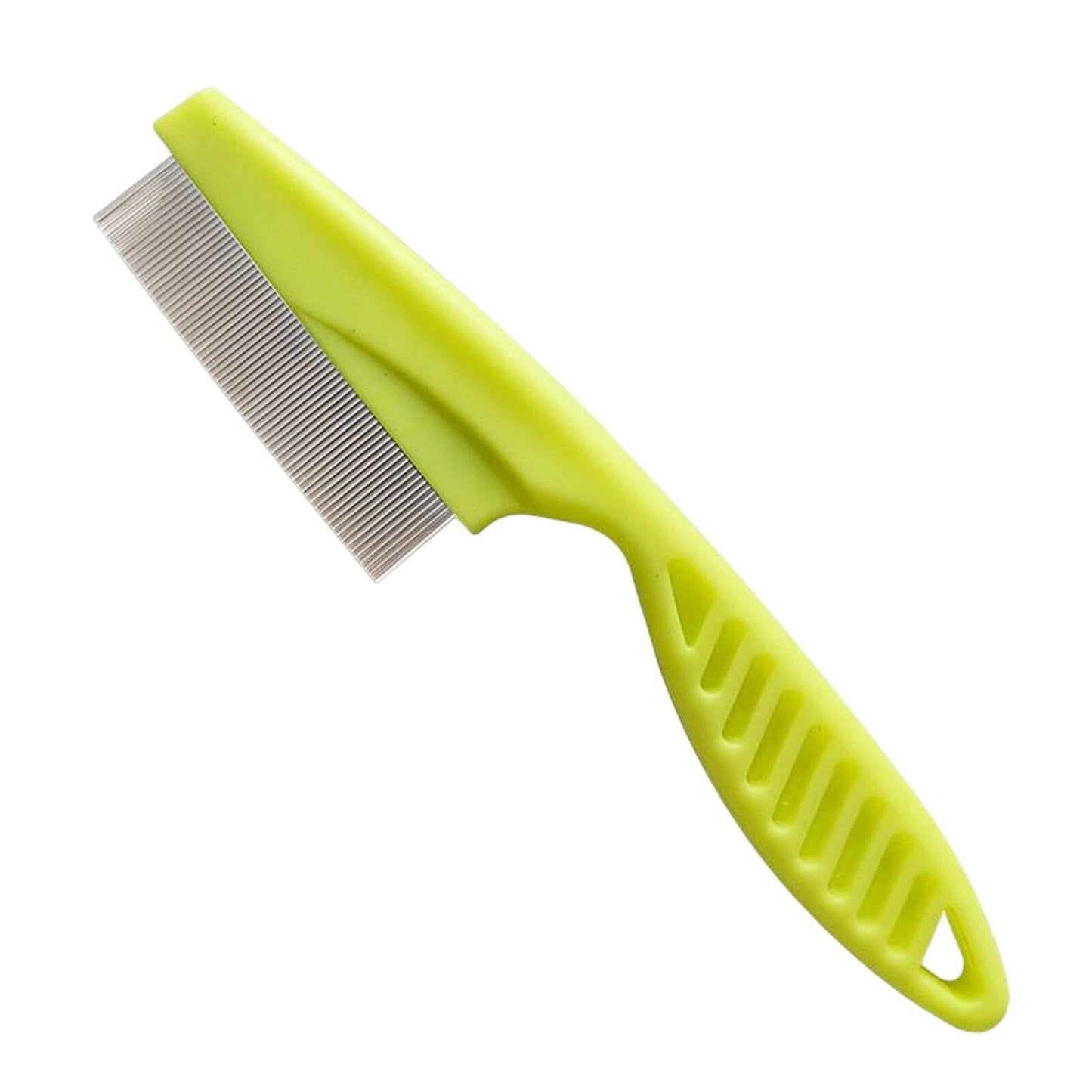 Stainless Steel Flea Comb for Cats and Dogs featuring fine teeth for gentle grooming and effective pest control. 10