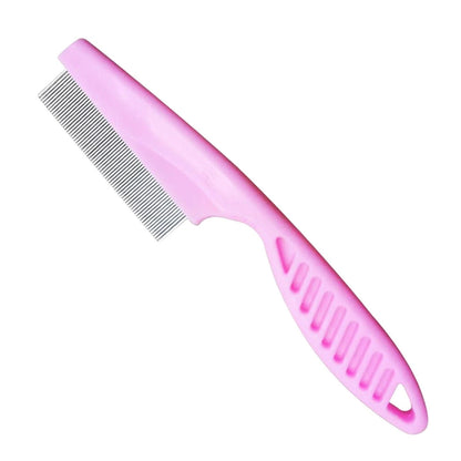 Stainless Steel Flea Comb for Cats and Dogs featuring fine teeth for gentle grooming and effective pest control. 11