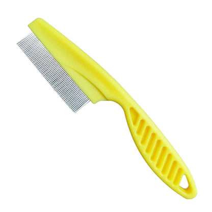 Stainless Steel Flea Comb for Cats and Dogs featuring fine teeth for gentle grooming and effective pest control. 12