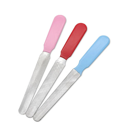 Stainless Steel Nail File for Dogs and Cats – Ergonomic Design with Three-Color Filing System 1