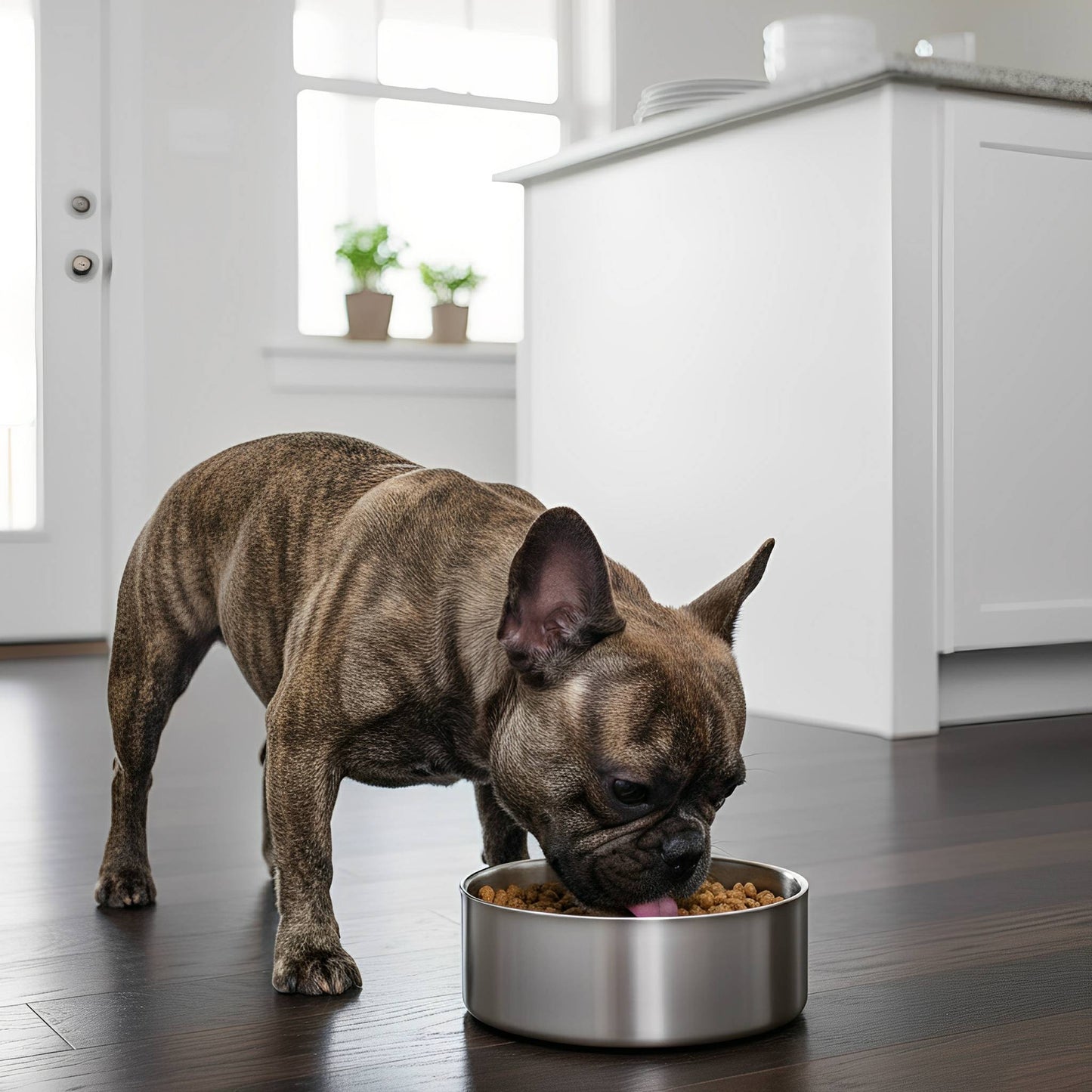 Stainless Steel Non-Slip Dog Bowl – Durable, Easy to Clean Feeding Solution for Comfortable Mealtimes 0