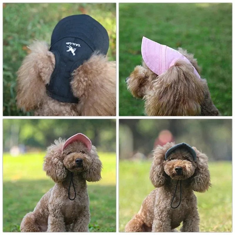 Stylish Dog Baseball Cap with Adjustable Chin Strap for Sun Protection – Comfortable Pet Hat Available in Multiple Sizes 2