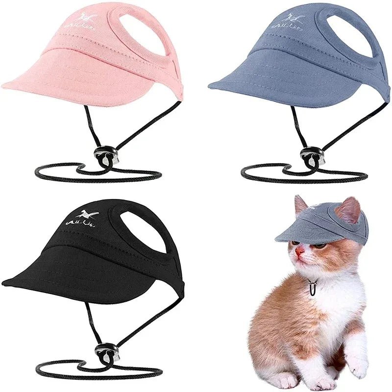 Stylish Dog Baseball Cap with Adjustable Chin Strap for Sun Protection – Comfortable Pet Hat Available in Multiple Sizes 3