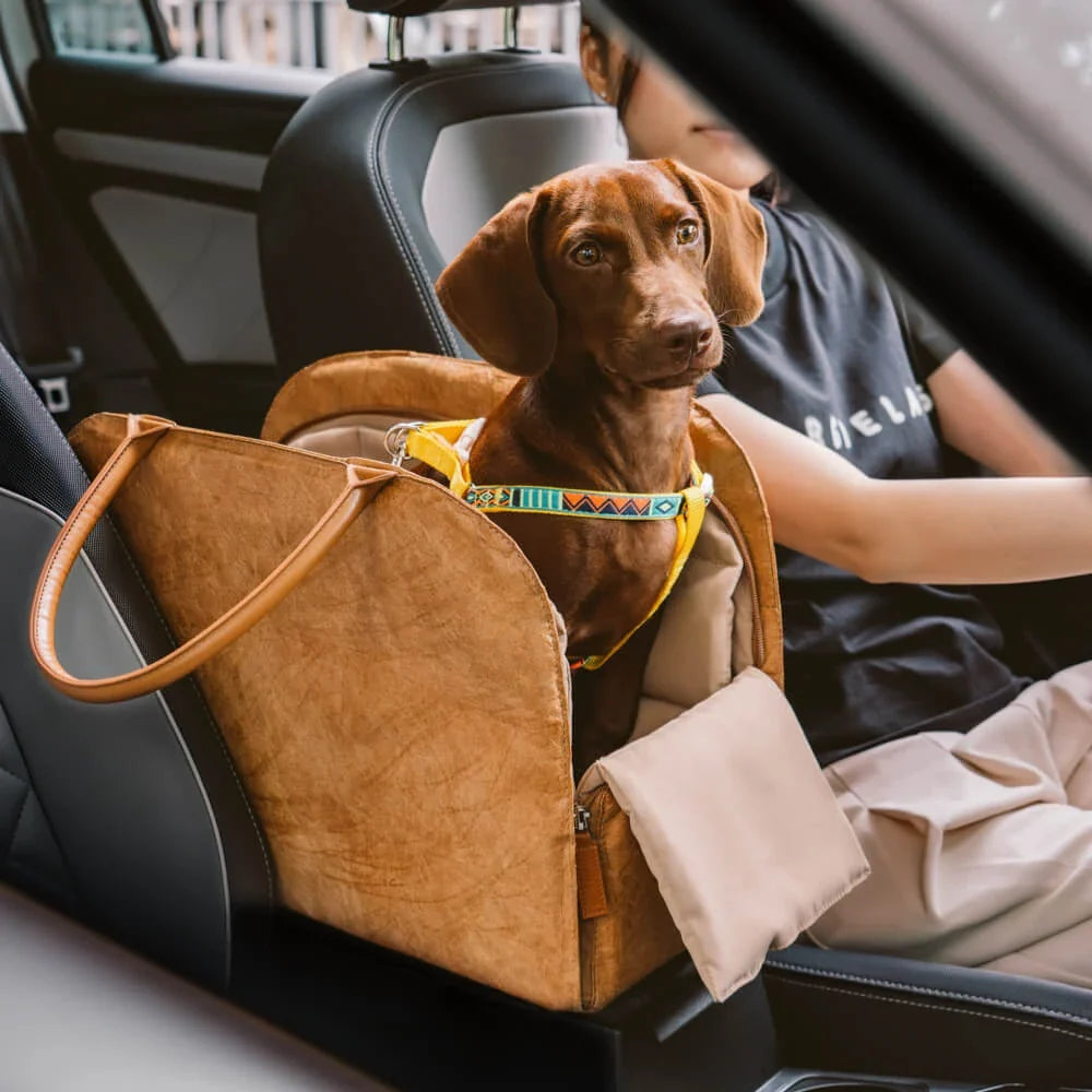 Stylish Eco-Friendly Dog Travel Bag - Lightweight, Spacious, and Multifunctional Pet Carrier for All Seasons 3