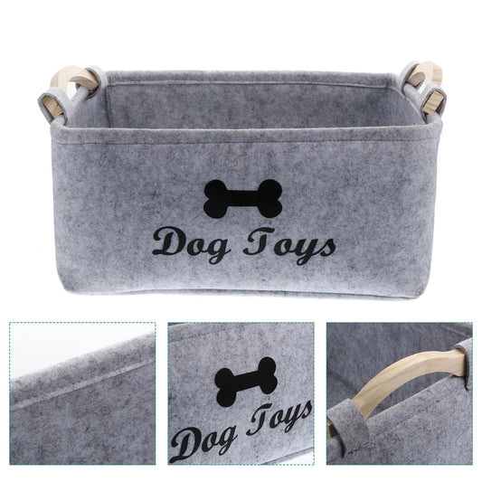 Stylish Felt Storage Basket for Toys and Accessories – Lightweight and Durable Organizer 0