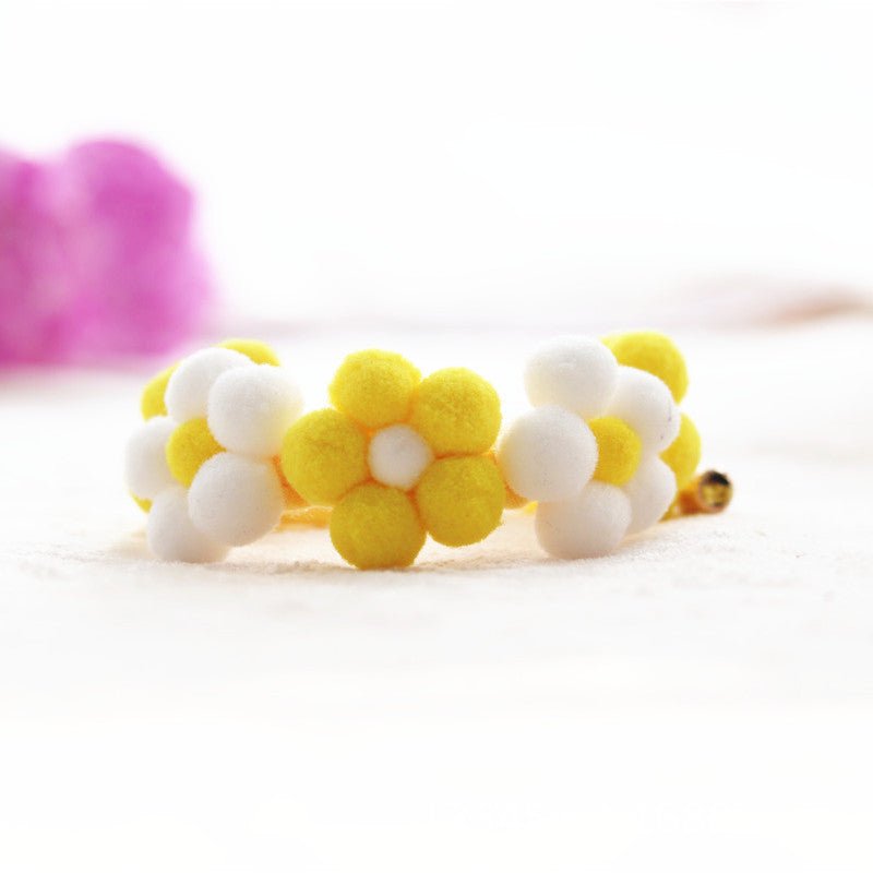 Stylish Knitted Flower Pet Collar for Small to Medium Dogs – Soft Comfortable Fit in Vibrant Colors 12