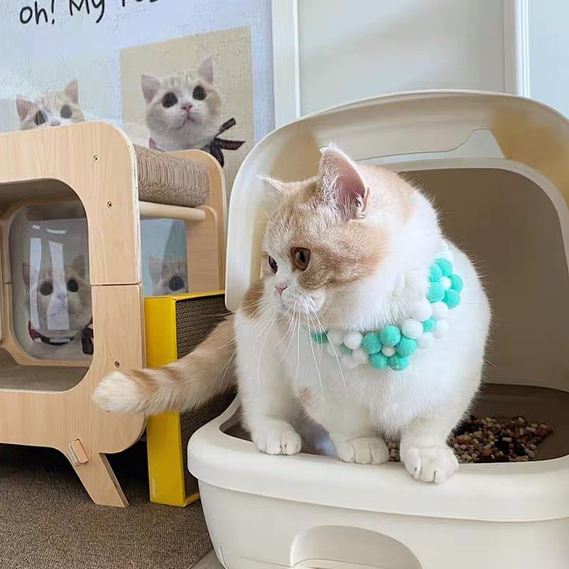 Stylish Knitted Flower Pet Collar for Small to Medium Dogs – Soft Comfortable Fit in Vibrant Colors 13