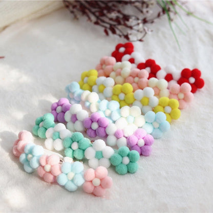 Stylish Knitted Flower Pet Collar for Small to Medium Dogs – Soft Comfortable Fit in Vibrant Colors 2