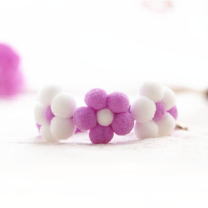 Stylish Knitted Flower Pet Collar for Small to Medium Dogs – Soft Comfortable Fit in Vibrant Colors 9