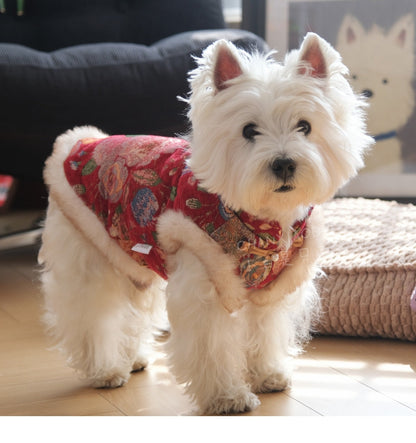Stylish New Year Celebration Vest in Red, Green, and Gold – Comfortable Layering Attire for Holiday Gatherings 2