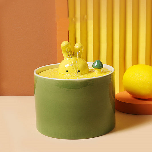 Stylish Rabbit Water Dispenser – Compact, Spill-Proof Design for Constant Hydration, Easy to Clean, 500ml Capacity 0