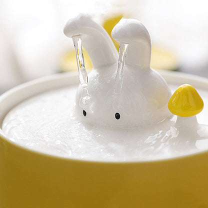 Stylish Rabbit Water Dispenser – Compact, Spill-Proof Design for Constant Hydration, Easy to Clean, 500ml Capacity 7