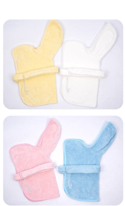 Super Absorbent Dog Bathrobe with Hood – Cozy Microfiber Towel Robe for Quick Drying and Comfort, Sizes S, M, L 7