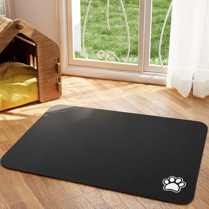 Super Absorbent Non-Slip Feeding Mat for Dogs and Cats – Stylish and Easy to Clean 0