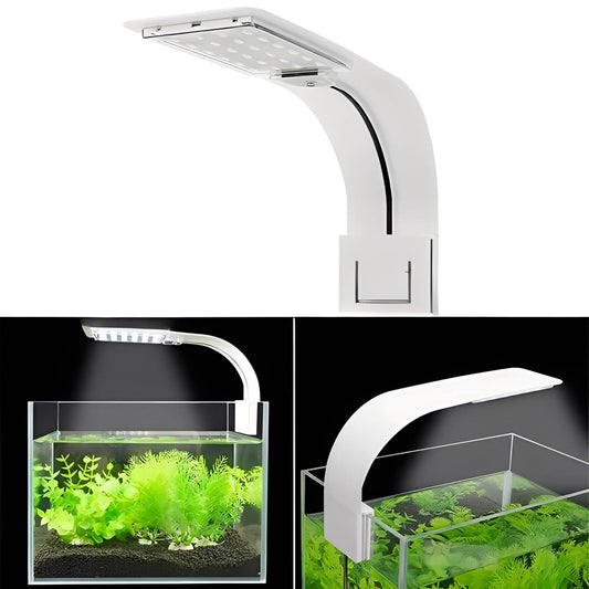 Super Slim LED Aquarium Light for Fish Tank – 0.12 Inch Thin Design with Natural Sunlight Spectrum for Vibrant Growth 0