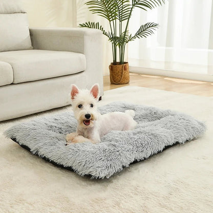 Super Soft Long Plush Large Dog Bed – Cozy Basket Design for Ultimate Comfort and Joint Support 2