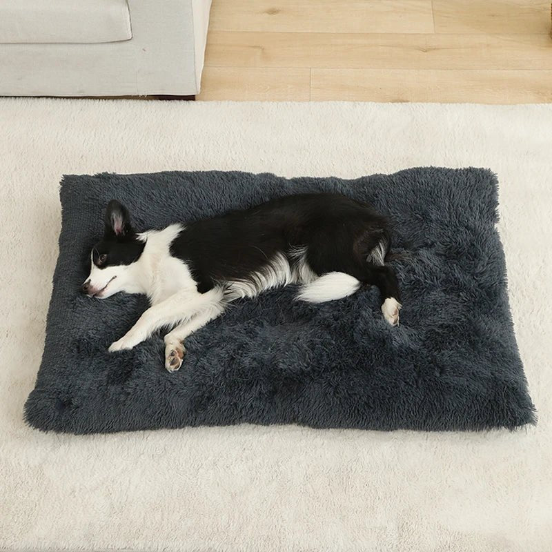 Super Soft Long Plush Large Dog Bed – Cozy Basket Design for Ultimate Comfort and Joint Support 4