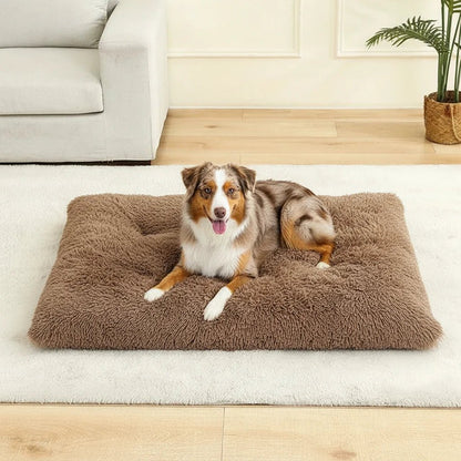 Super Soft Long Plush Large Dog Bed – Cozy Basket Design for Ultimate Comfort and Joint Support 6