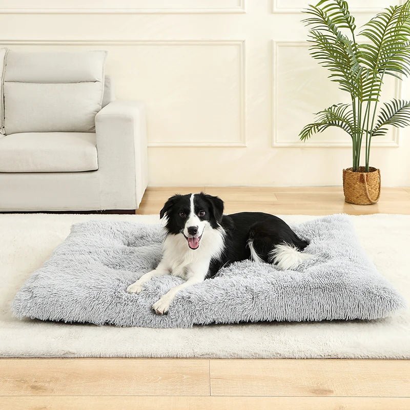 Super Soft Long Plush Large Dog Bed – Cozy Basket Design for Ultimate Comfort and Joint Support 7