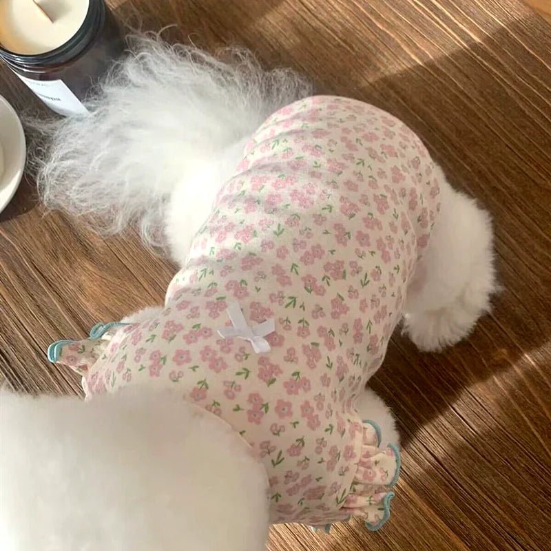 Sweet Flower Dog Vest for Small to Medium Dogs – Comfortable Fit, Pink, Red, Yellow Options 0