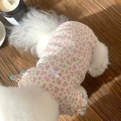 Sweet Flower Dog Vest for Small to Medium Dogs – Comfortable Fit, Pink, Red, Yellow Options 0