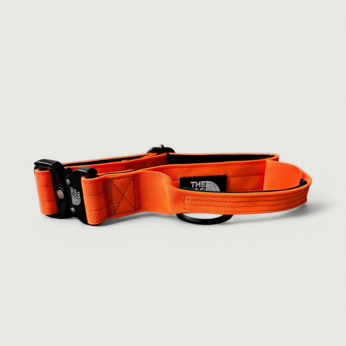 Tactical Dog Collar in Bright Orange – Durable Military-Grade Nylon with Quick Release and Control Lever, 5 cm Width 1