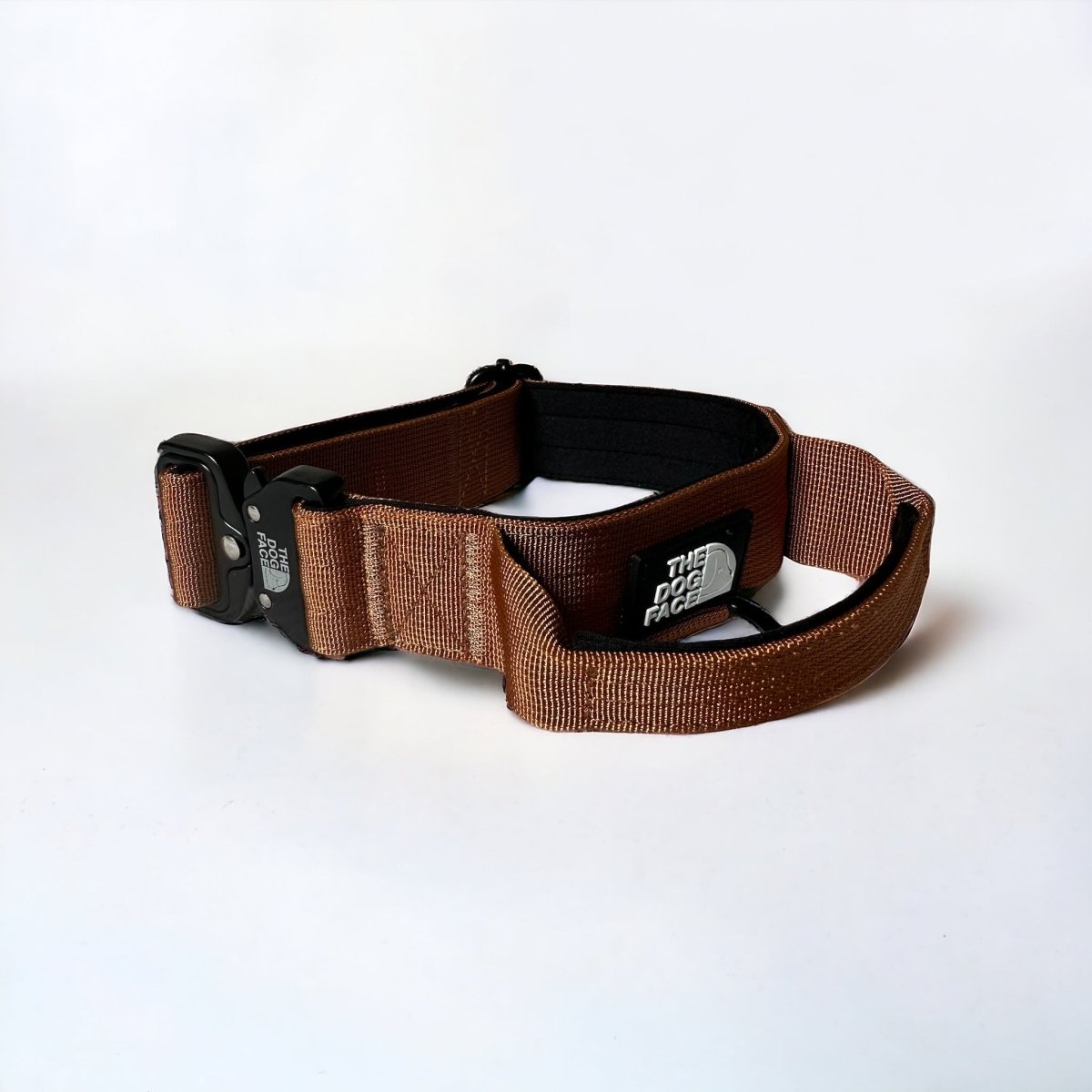 Tactical Dog Collar in Bright Orange – Durable Military-Grade Nylon with Quick Release and Control Lever, 5 cm Width 7