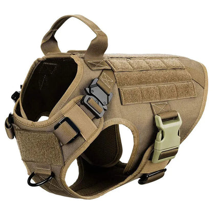 Tactical Dog Harness Set with Leash and Collar – Durable Nylon for Small and Large Dogs 11
