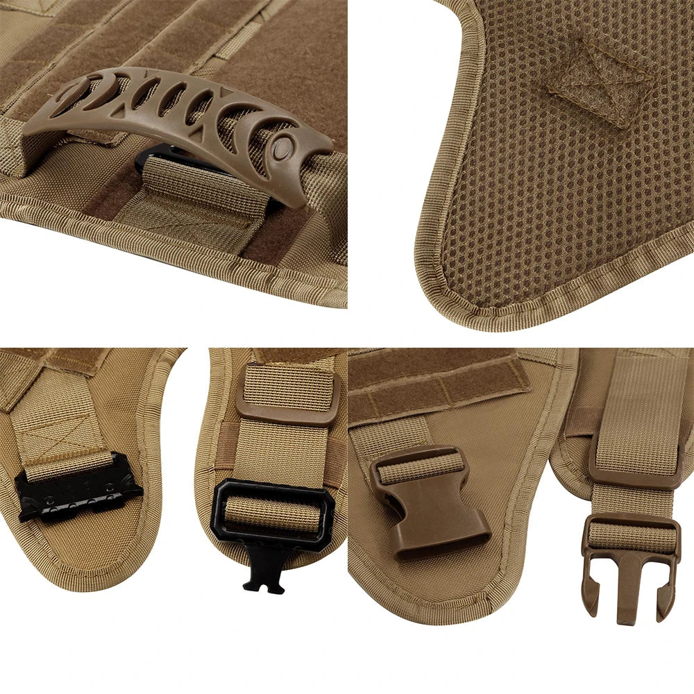 Tactical Dog Harness and Leash Set for Large Breeds – Adjustable Military-Style Dog Gear 3