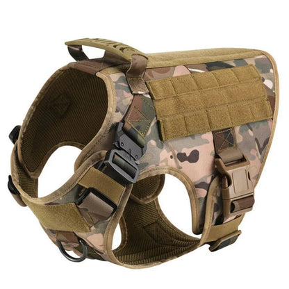 Tactical Dog Harness and Leash Set for Large Breeds – Adjustable Military-Style Dog Gear 8