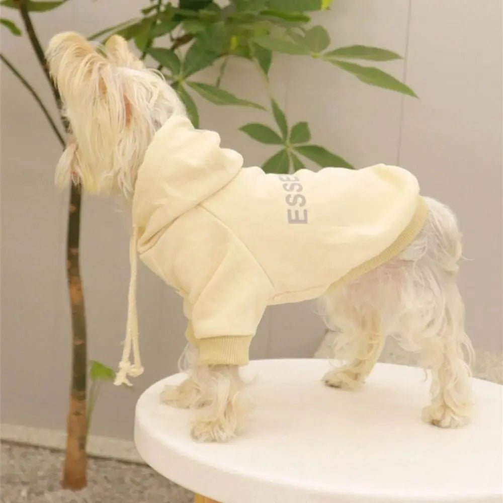 Thickened Plush Dog Sweater – Warm Polyester Hoodie for Autumn and Winter, Cozy Fit for All Sizes 4
