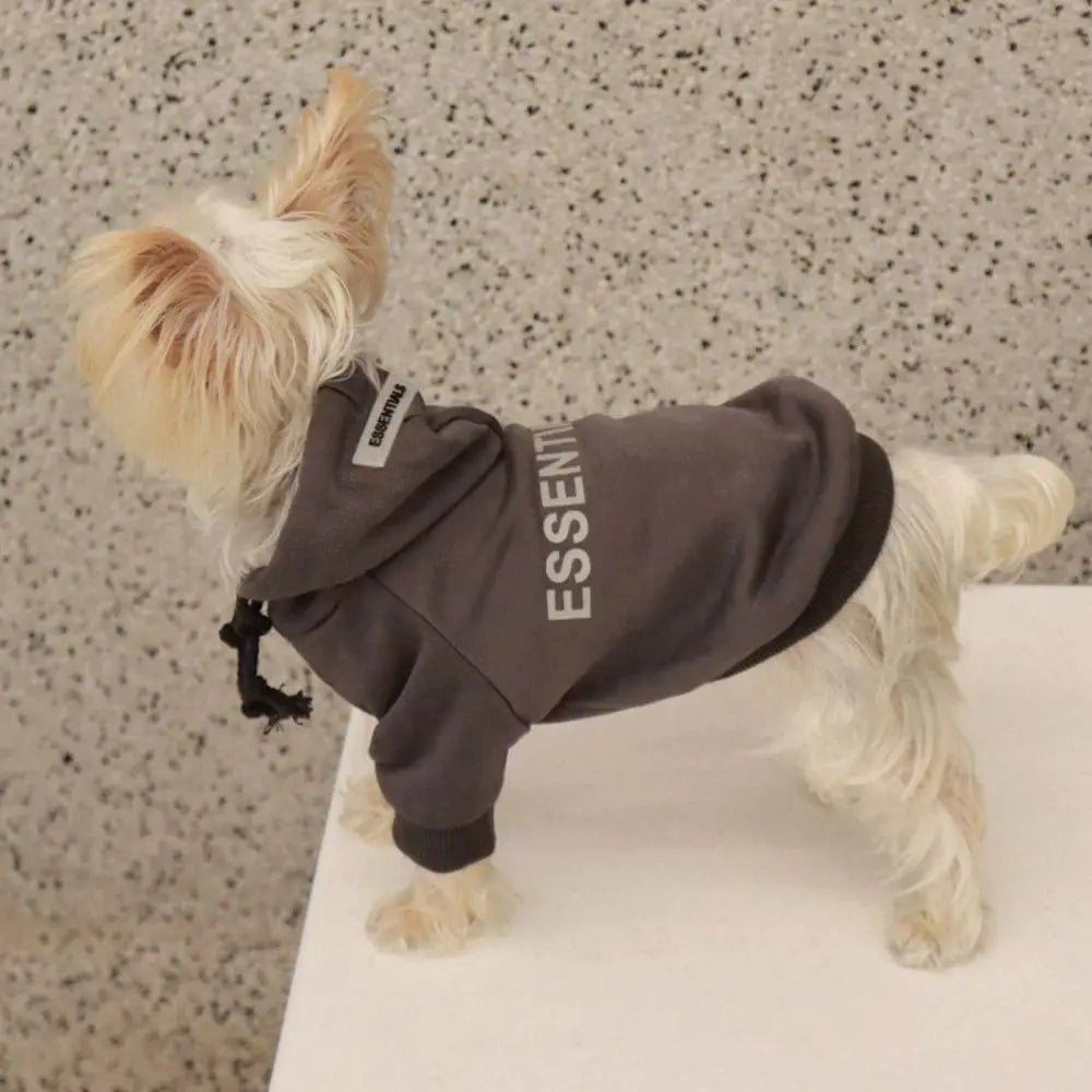 Thickened Plush Dog Sweater – Warm Polyester Hoodie for Autumn and Winter, Cozy Fit for All Sizes 5