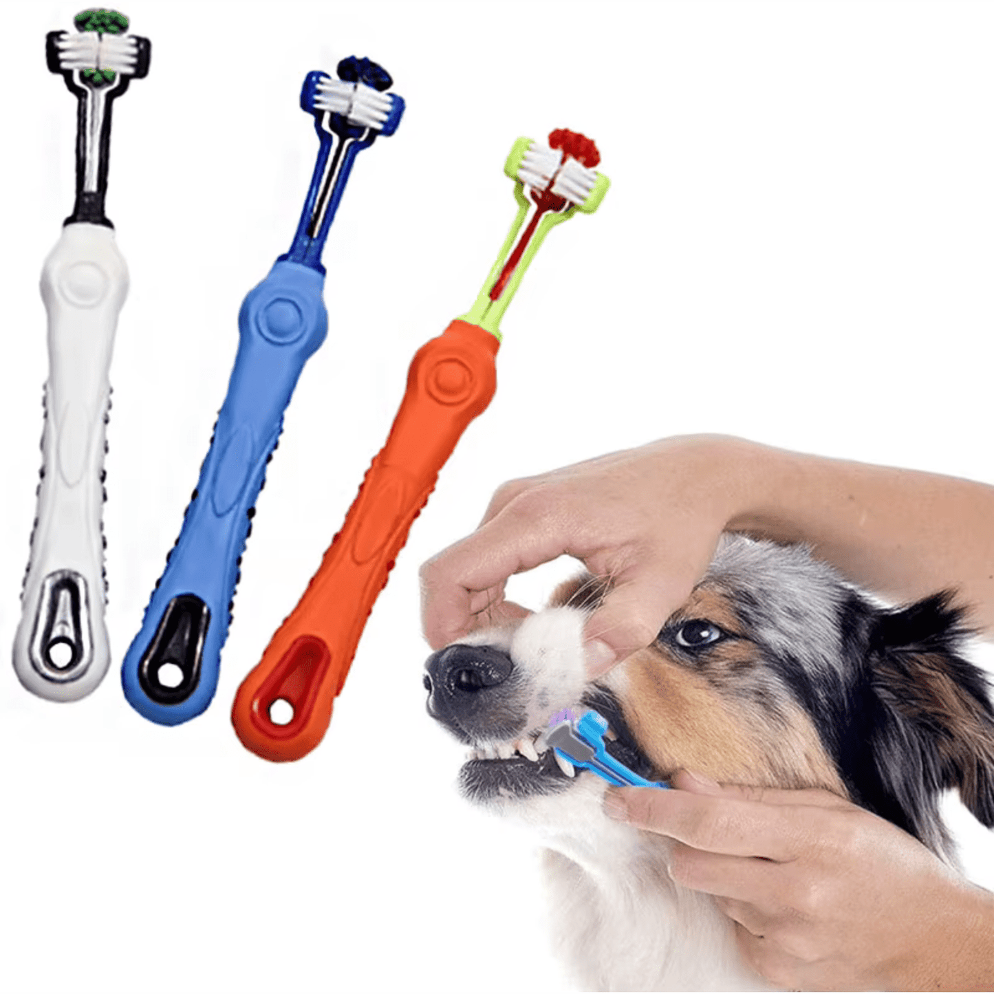 Three-Sided Dog and Cat Toothbrush – Effective Dental Care Tool for Optimal Oral Hygiene and Fresh Breath 8