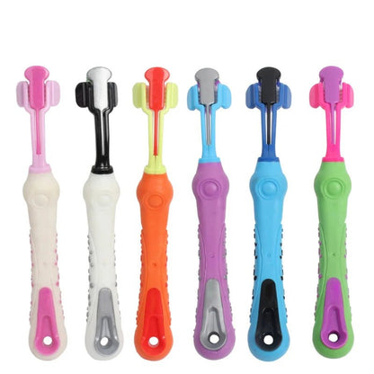 Three-Sided Toothbrush for Dogs and Cats – Effective Oral Care Tool 6