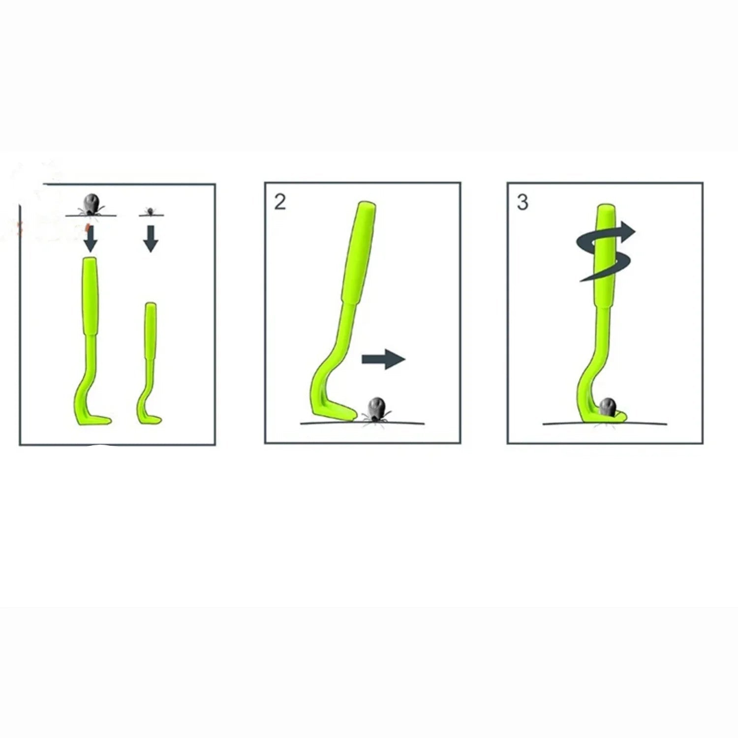 Tick Removal Tool for Dogs and Humans - Safe Extraction with 3 Sizes, Reusable Tick Puller and Tweezers for Effective Removal 3