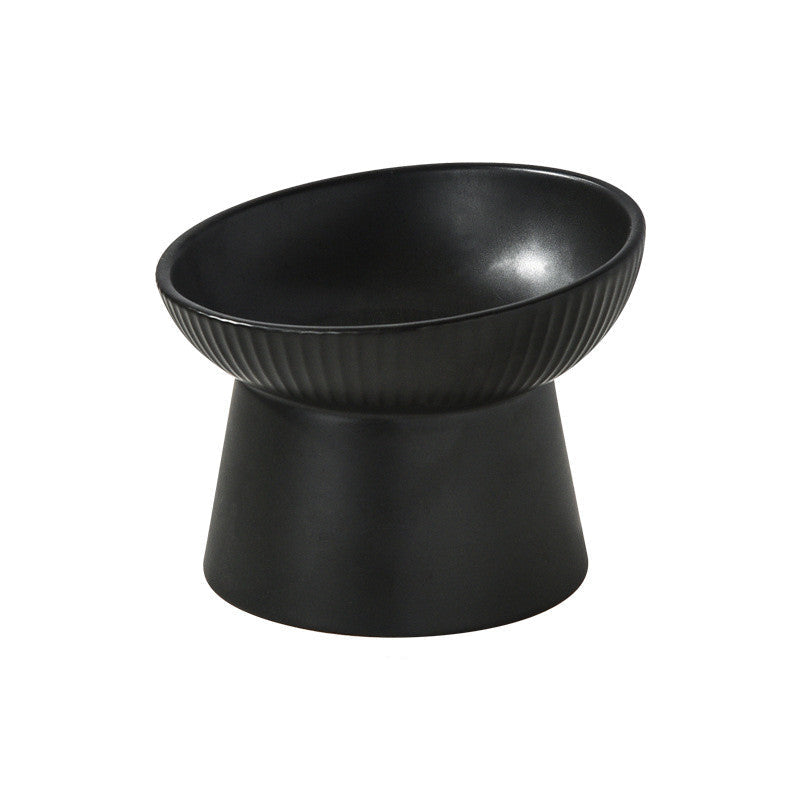 Tilted Pet Food Bowl for Cats and Small Dogs – Ergonomic Ceramic Dog Bowls for Comfortable Eating and Better Digestion 0