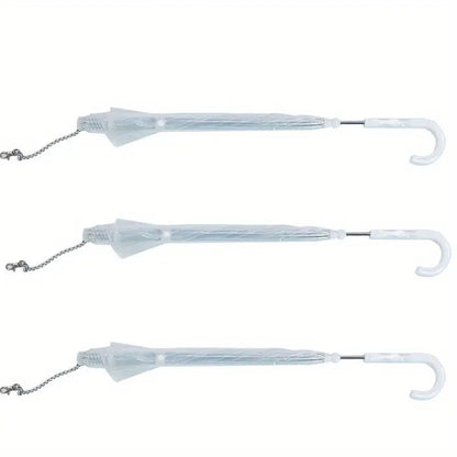 Transparent Dog Umbrella with Strap – Weatherproof Protection for Rain and Snow, 66cm 5