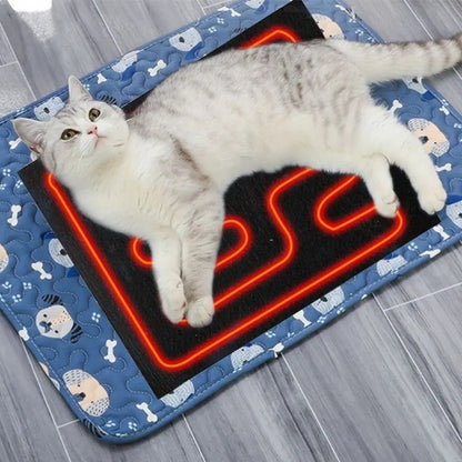 USB Pet Heating Pad – Waterproof Foldable Dog and Cat Warming Mat for Indoor and Outdoor Use, 30x40cm 3