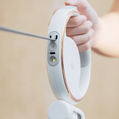 USB Rechargeable Dog Leash with Flashlight and Poop Bag Holder – 3 Meter Length, Ergonomic Handle for Comfort and Control 3