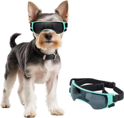 UV Protective Dog Goggles for Small Dogs – Comfortable Adjustable Sunglasses for Eye Protection from UV Rays and Dust 1