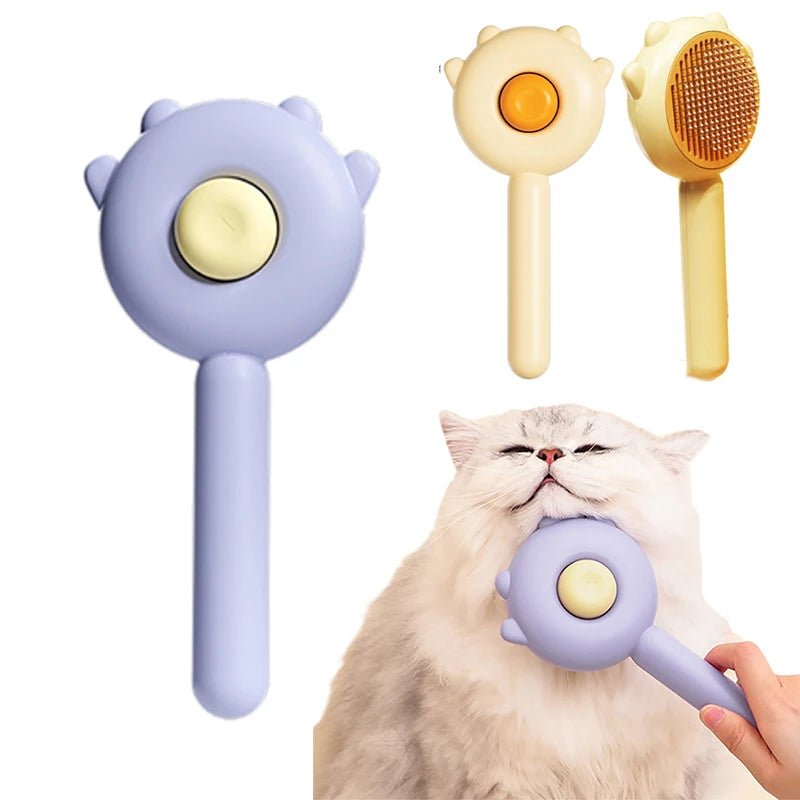 Ultimate Pet Grooming Brush for Dogs and Cats – Deshedding Brush with Skin-Friendly Needles for All Coat Types 2