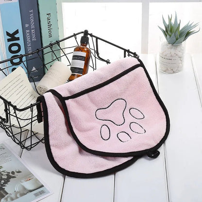 Ultra-Absorbent Dog Towel Bathrobe for Dogs and Cats – Quick Dry Microfiber Design 11