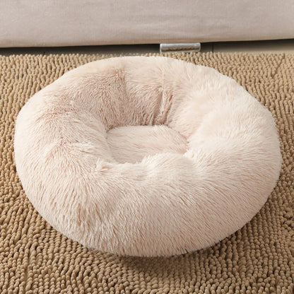 Ultra-Soft Round Plush Dog Bed for Cozy Comfort – Supportive Design for Deep Sleep, Ideal for Dogs and Cats 4