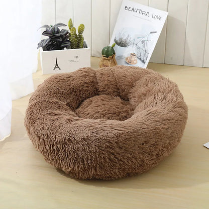 Ultra-Soft Round Plush Dog Bed for Cozy Comfort – Supportive Design for Deep Sleep, Ideal for Dogs and Cats 6