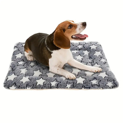 Ultra-Warm Pet Bed for Cats and Small Dogs – Soft Cotton Microfiber Cushion with Star Pattern – Cozy and Machine Washable 5