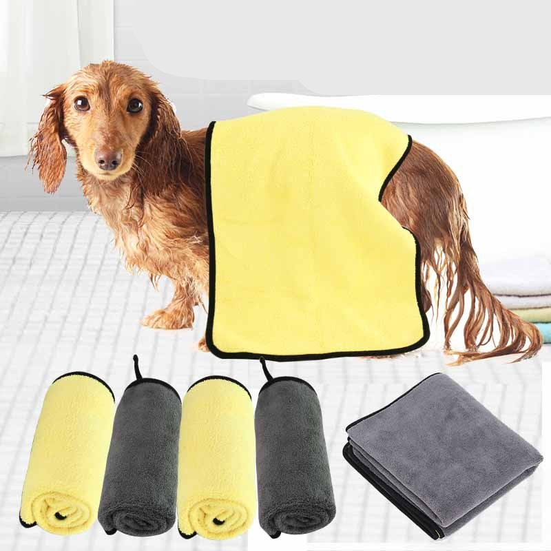 Ultra Absorbent Dog Towel – Quick-Dry Microfiber Pet Drying Towel for All Sizes 0