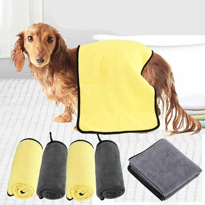 Ultra Absorbent Dog Towel – Quick-Dry Microfiber Pet Drying Towel for All Sizes 0