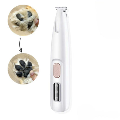 Ultra Quiet Pet Trimmer with Ceramic Blades and LED Light – Rechargeable Grooming Tool for Sensitive Pets 0