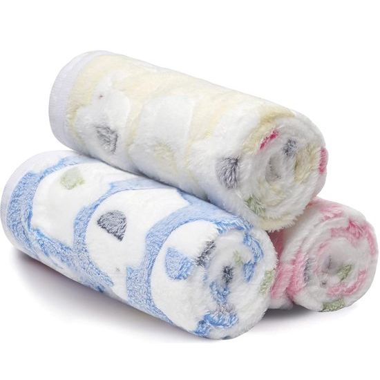 Ultra Soft Coral Velvet Dog Blanket Set for Couch – 3 Sizes, Adorable Elephant Motif, Machine Washable Pet Blanket 2